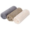 Fluffy Dog Blanket 3 Pcs Flannel Blanket 45*65cm Washable Cat