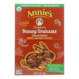UD_Annie's Homegrown Bunny Grahams Chocolate Case of 12 7.5 oz Grain Snacks