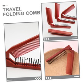 Minkissy Pcs Mini Travel Hairbrush Portable Folding Brush for Women Compact Round Brush for Pocket The-go Styling