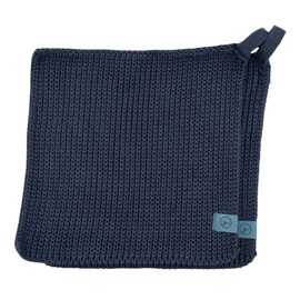 Ecovask Pot Holders Two Pack Organic Cotton, Navy