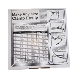Generic Breeze Make-A-Clamp Kit 4002, Stainless Steel Hose Clamp System. Kit Contains 50FT Band, 10 Fasteners and 5 Splices.