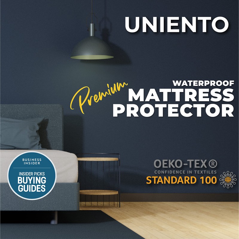 Uniento Waterproof Mattress Protector 90 x 200 - Breathable Mattress