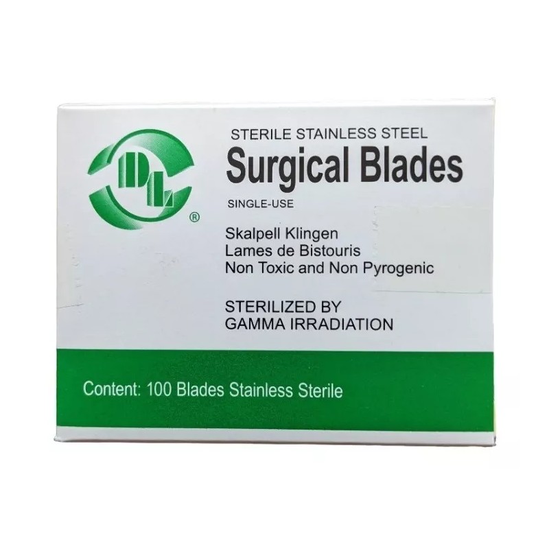 DLP Hoja Para Bisturí Acero Inoxidable Calibre 23 Caja 100