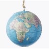 Restoration Hardware Globe Ornament Earth America Map Travel Light Weight