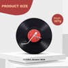 Smallterm European Retro Nostalgic Ultra-Quiet Clock Vinyl Record Personality Wall