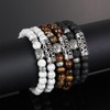 Fashion Buddha Bead Bracelets for Women, 8mm Prayer Beads with