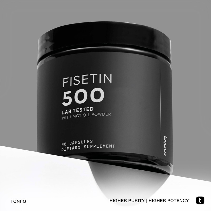 Toniiq Ultra High Purity Fisetin 500mg - 98%+ Higly Purified