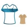 Nurse Scrubs - Cookie Cutter/Sugar Cookie/Fondant/Clay (1390)