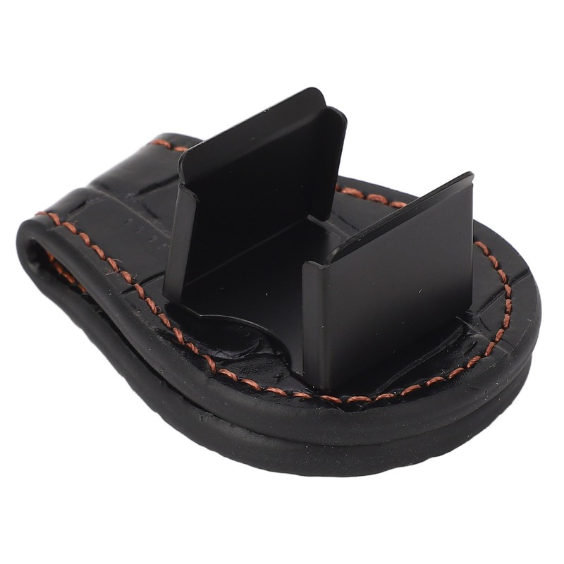 Billiard Chalk Holder Leather Portable Pool Cue Chalk Case with