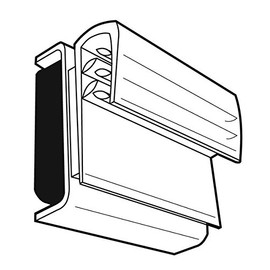 Mini Magnetic Card Grip, Flush Sign Holder for Gondola, Metal Shelves & Pallet Racks - 10 Pack