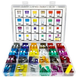 242 Pieces Car Fuses Assortment Kit (2A/3A/5A/7.5A/10A/15A/20A/25A/30/35/40A) Standard & Mini Blade Automotive Fuse, Replacement Fuses for RV/Truck/Car/Motorcycle/Boat
