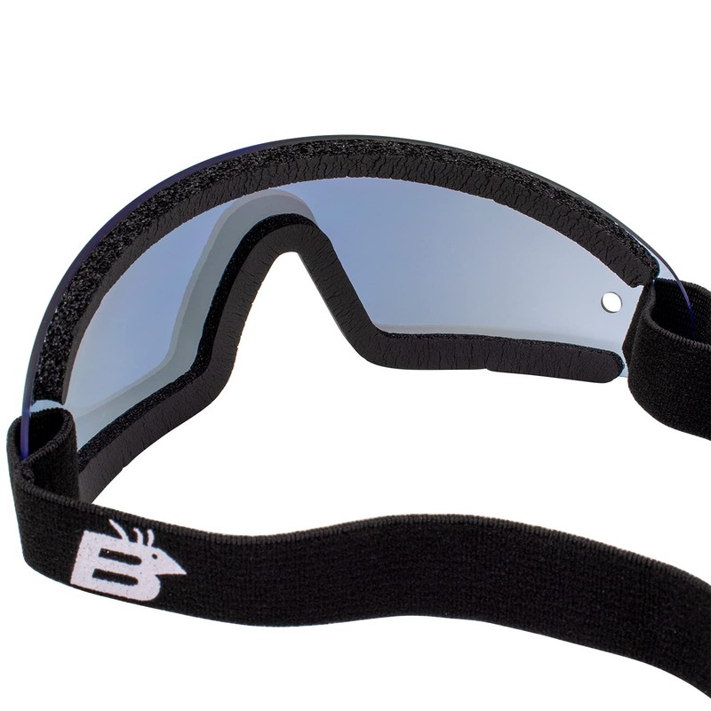 Birdz Eyewear Wing Sports Goggles w/Padded Frame Blue Lenses Great