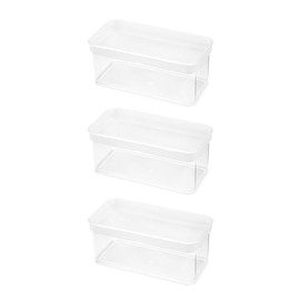 Kigima Storage Containers, Set of 3, Airtight, Stackable Storage Jars, 1.1 Litre Each, Ideal Storage for Dry Food, BPA-Free