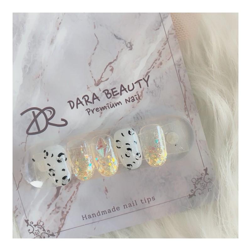 Next day delivery⭐Glitter Hopine Nail⭐ / 다음날 발송⭐글리터 호피네일⭐