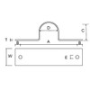 Pipe Saddle Clamp - Anchor - 44 mm ID, 40