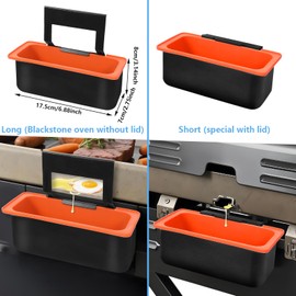 Lemecima Professional Replacement Blackstone Griddle 17, 22, 28, 30 & 36 inches Grease Cup Foil Tray pan