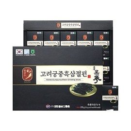 대한홍삼진흥원 고려궁중 흑삼절편 국내산 15g x10포 Korean Ginseng Promotion Institute Royal Court Black Ginseng Sliced Pieces Domestic 15g x10 Packs