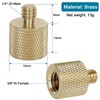 Standard 3/8"-16 Female to 1/4"-20 Male Tripod Thread Reducer Screw