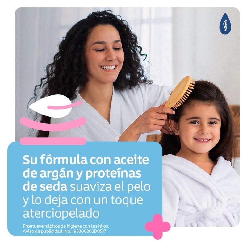 Johnson's Baby Shampoo Johson's Gotas De Brillo 750 Ml, color,