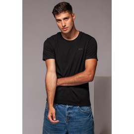 NUDUS Men's Cotton T-Shirts 2-Pack – Everyday Comfort Classic Black & White Tees