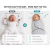Soft Cotton Baby Swaddles for Newborns 0-3 Months, Adjustable Grey