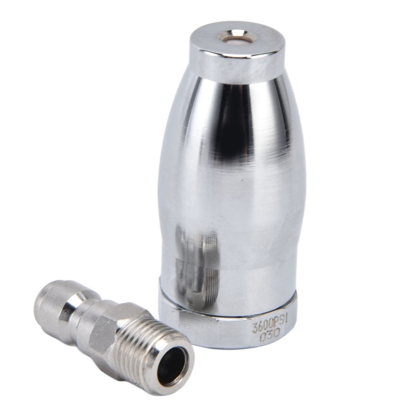 LOCADENCE Pressure Washer Tips Turbo Nozzle, 3600PSI Stainless Steel Rotating