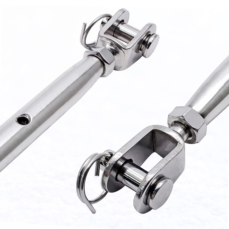316 Stainless Steel Jaw and Jaw Closed Body Turnbuckle, 5/16"