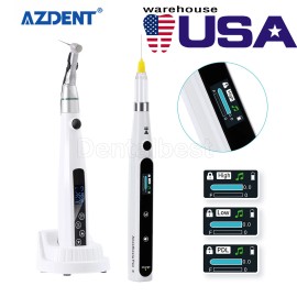 AZDENT Dental Electric Painless Anesthesia Delivery Device Injection Pen/LED Endo Motor - Full kit