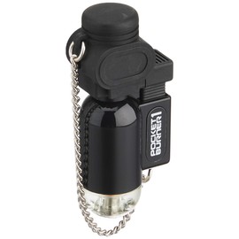 Prince Pocket Burner 1, Flame Temperature Approx. 2,322°F (1,300°C), Clear Black