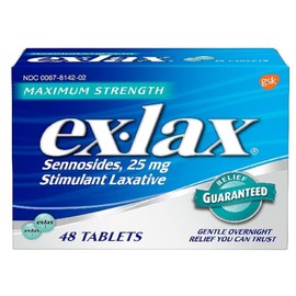 Ex-Lax Maximum Strength Stimulant Laxative Constipation Relief Pills for Occasio