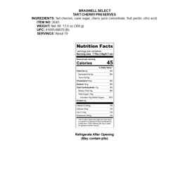 Braswell's Select Tart Cherry Preserves