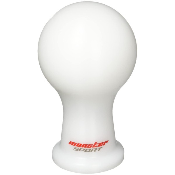 MONSTER SPORT 831116-7350M Shift Knob, A Type, Spherical Type, White, Insertion Type, Alto Works HA36S, Other MT Vehicles