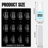 TOMICCA Nail Tips with 7 g Nail Glue Set, 240
