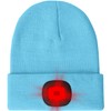 ATNKE LED Lighted Beanie Hat,USB Rechargeable 8 LED Red Glow