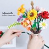 Mini Bricks Flower Bouquet Building Sets, Artificial Flowers, DIY Unique