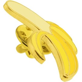PinMart Banana Enamel Lapel Pin