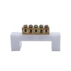 CZKE 5 Position Brass White Bridge Design Zero Line Grounding
