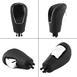 Yctze Automatic Car Gear Lever Handle Gear Stick Head Replacement for Ford Mondeo Kuga MK1 BLK, Black, Plastic, 100%