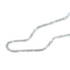 NicoWerk SKE571 Women's Silver Necklace 925 Sterling Silver Simple Shiny