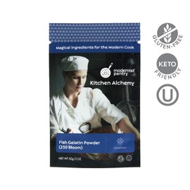 Pure Fish Gelatin Powder (250 Bloom) Gluten-Free OU Kosher Certified - 50g/2oz