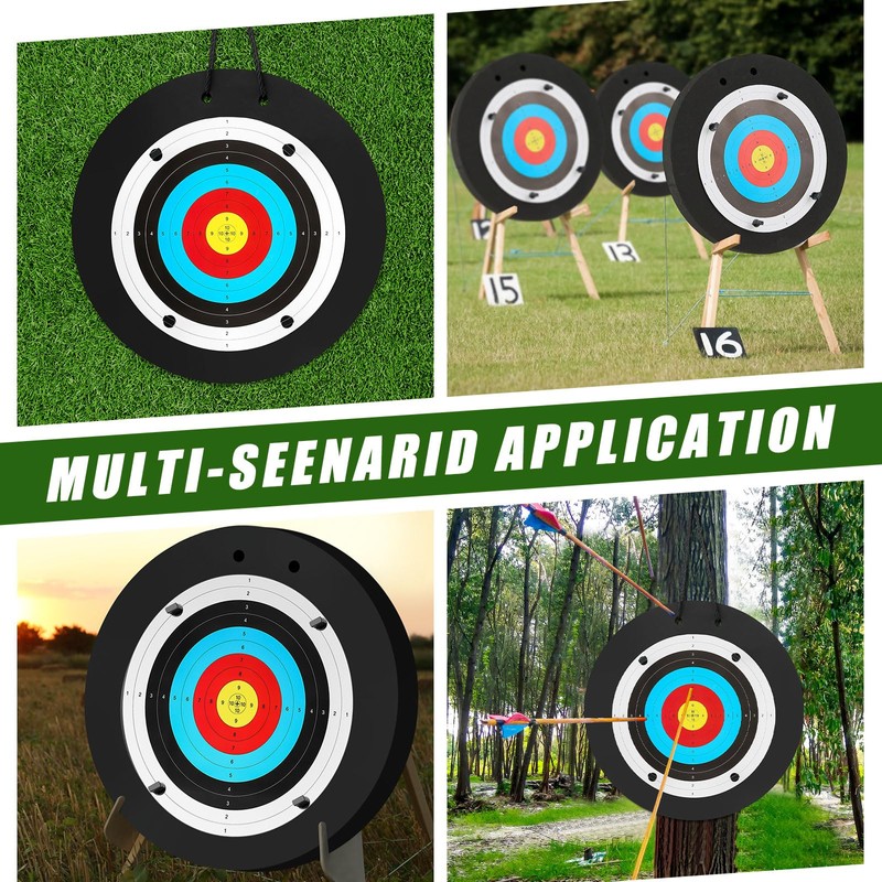 Gemscream 20" Foam Archery Target for Backyard, High-Density Round Archery