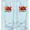 Dos Equis Cerveza 16 Oz Millennium Glasses XX - Set