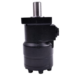 JZGRDN 4-Bolt 7.3 Cipr Hydraulic Motor CM034P with 0.25" Shaft Keyway, 1" Round Shaft, 1/2" NPT Port, 7.3 CIR
