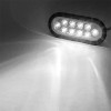 2X 6" 10 LED Oval White Trailer Truck Reverse Backup