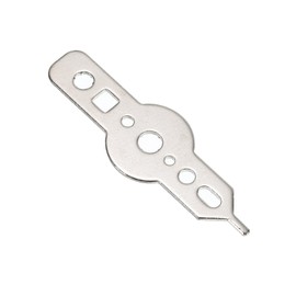 M METERXITY Dart Wrench Tool - Portable Shaft Tightener Convenient Tips Adjuster Apply to Steel and Soft Tip Repairing (Silver)