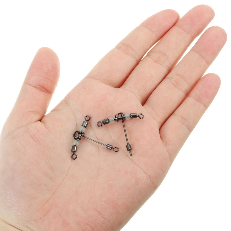 PATIKIL 3 Way Swivel 44lbs, 10 Pack Cross Line T