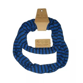Threads 4 Thought New Threads 4 Thought Infinity Scarf One Size Stripped Blue With Travel Bag