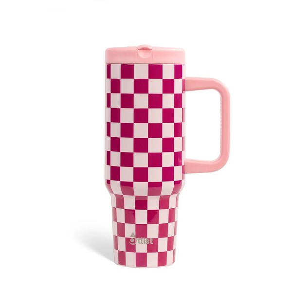 【Bestgift】100% Leakproof 40 oz Tumbler with Handle | Built-In Flip