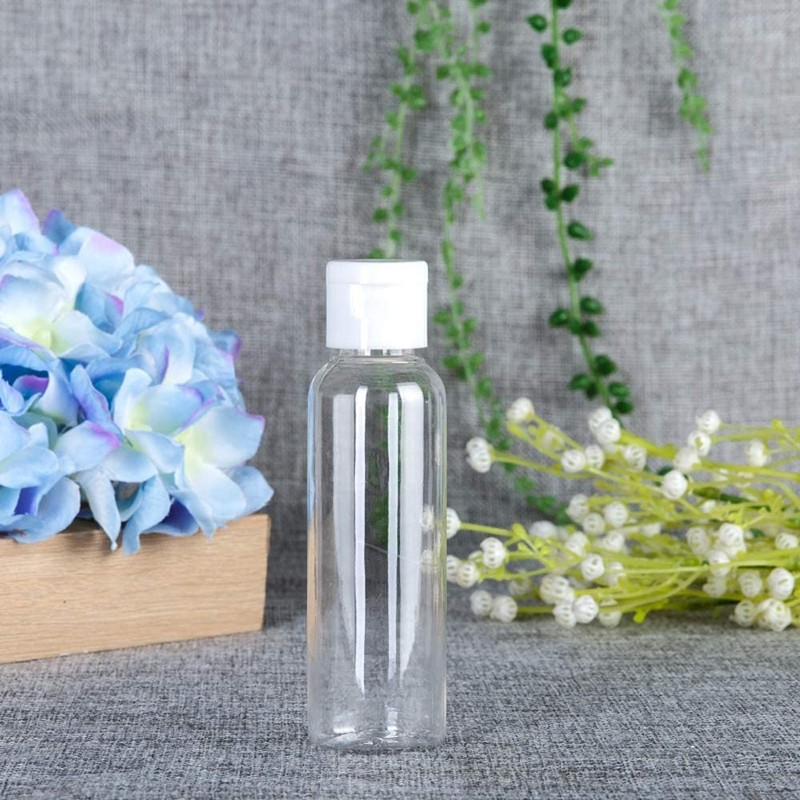 Bekith 30 Pack 2 oz Plastic Empty Bottles with Flip