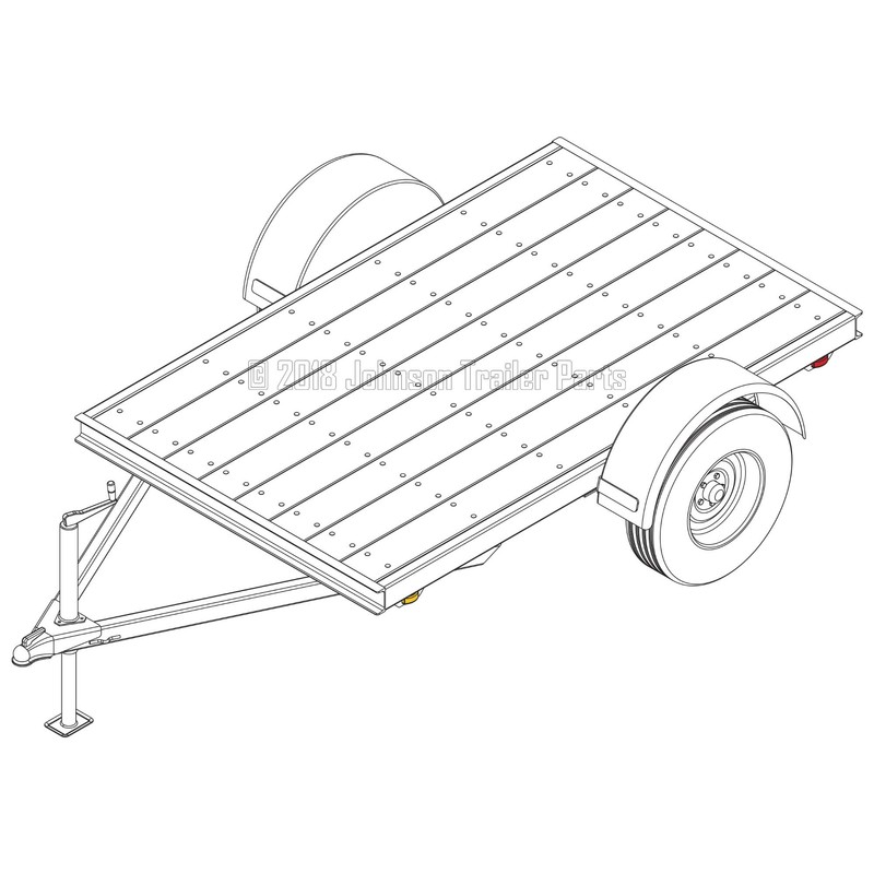 5′ x 8′ Utility Trailer Plans – 3,500 lb Capacity